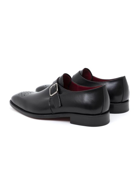 chaussure avec boucle de peau le noir LUBILLA-NEGRO