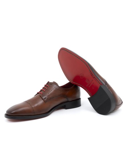 Derby de peau cuir LUCINE-CUERO