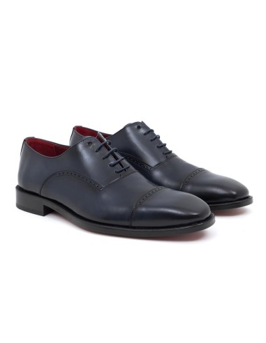 Oxford de peau bleu LUGADO-MARINO