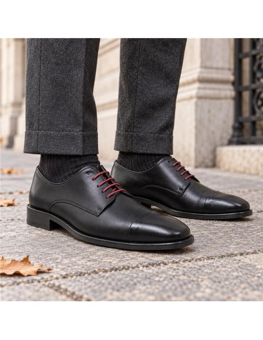 Derby de piel liso color negro
