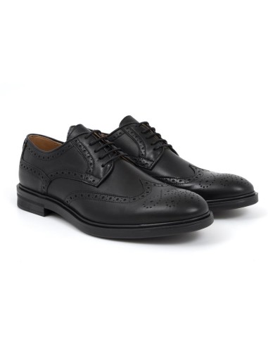Derby de peau le noir MIEVEGA-BLACK