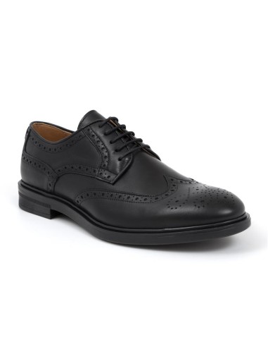 Derby de peau le noir MIEVEGA-BLACK