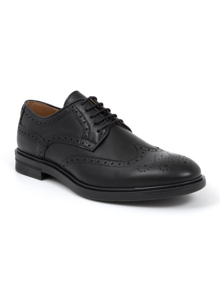 Derby de peau le noir MIEVEGA-BLACK