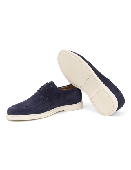 Nautique suède bleu MISUKA-AZUL