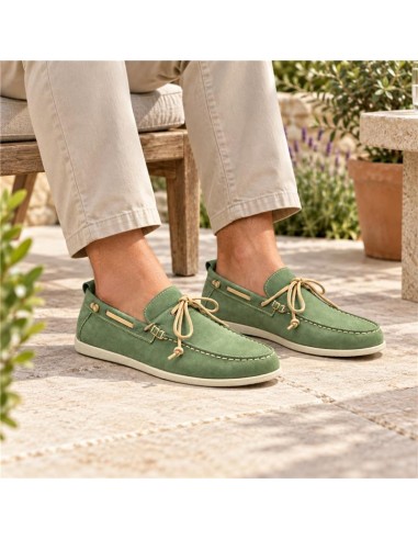 Nautique suède vert NACORI-VERDE