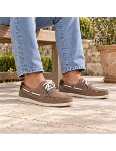 Nautique nubuck beige NATORI-TAUPE