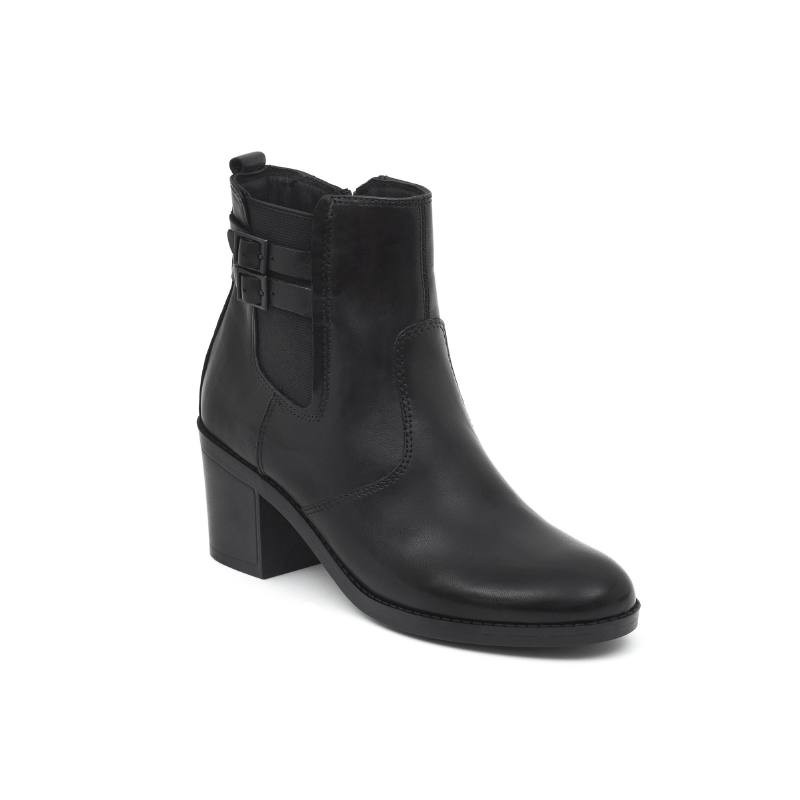 bottines pour femmes en cuir noir W-NABILA-NEGRO