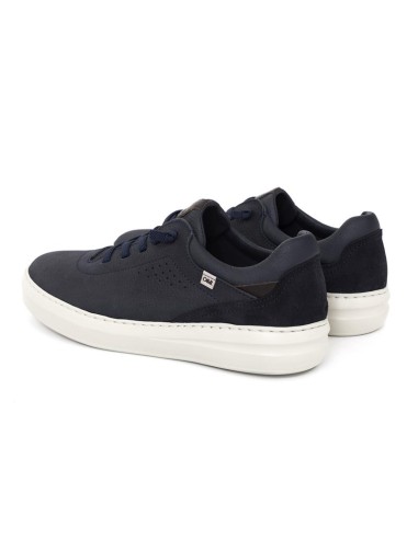 Blue nubuck sneakers
