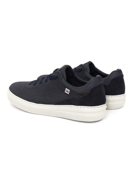 Blue nubuck sneakers