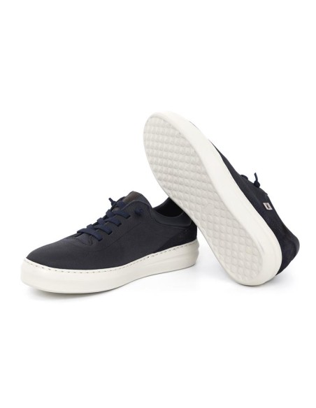 baskets nubuck bleu NITOVI-NAVY