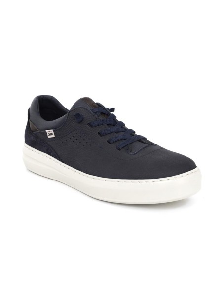 Blue nubuck sneakers