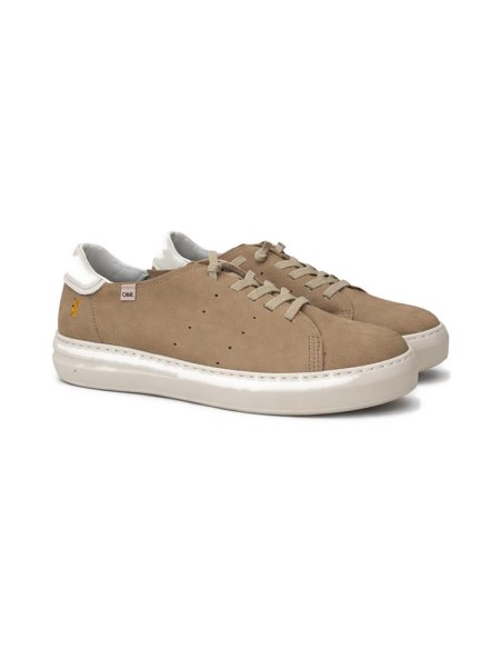 baskets nubuck beige NUCATI-BEIGE