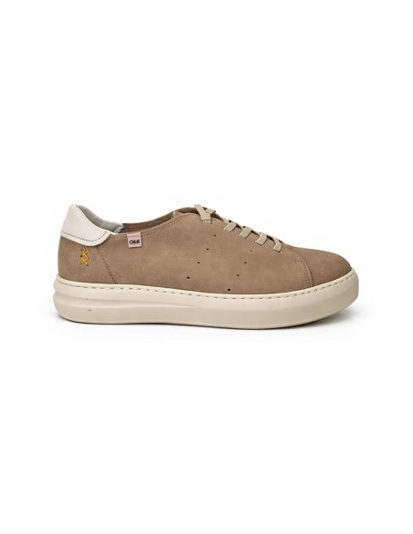 baskets nubuck beige NUCATI-BEIGE