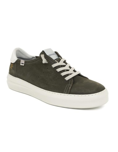 baskets nubuck vert NUCATI-GREEN