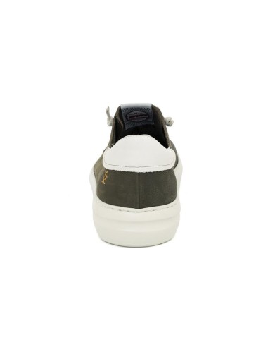 Green nubuck sneakers