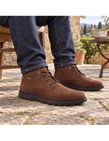 Bottine nubuck marron NUPRO-BROWN