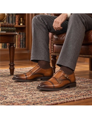 chaussure avec boucle de peau cuir OSVAN-CUERO