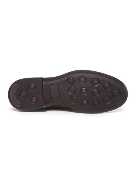 chaussure avec boucle de peau cuir OSVAN-CUERO