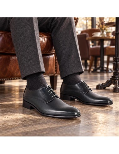 Green leather derby