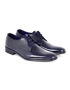 Derby de piel con plantilla extraible color cuero 2