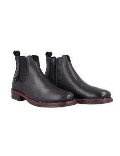 bottines chelsea de peau le noir PALIMENS-NEGRO 2