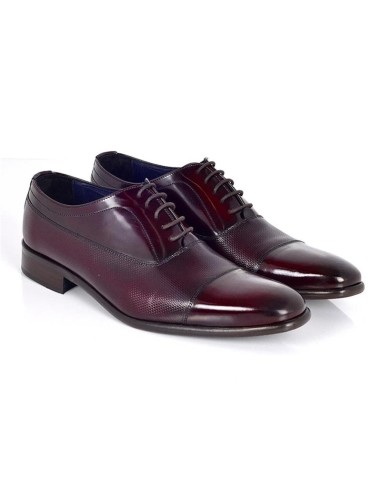 Burgundy leather Oxford