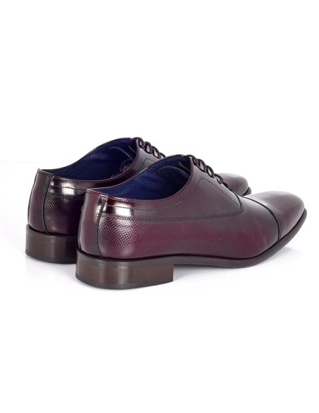 Burgundy leather Oxford
