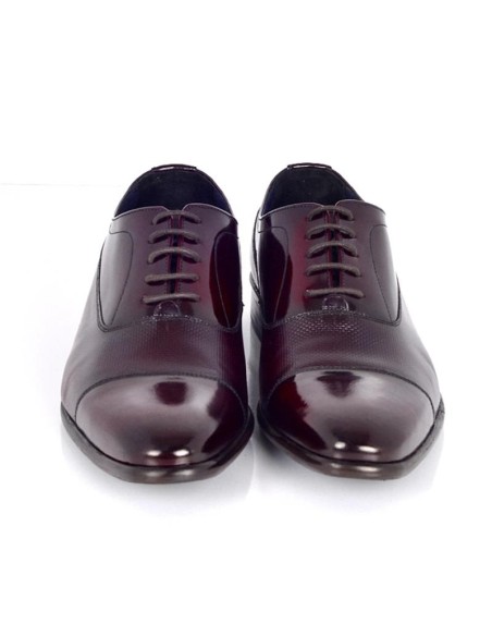 Burgundy leather Oxford