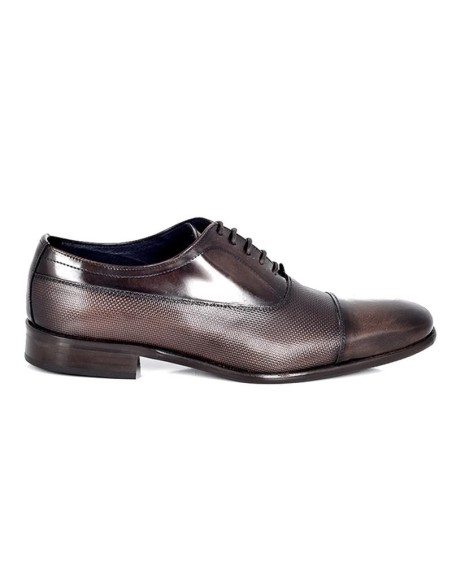 Oxford de piel con plantilla extraible color marrón