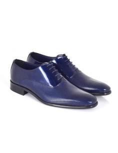 Blue leather Oxford 2