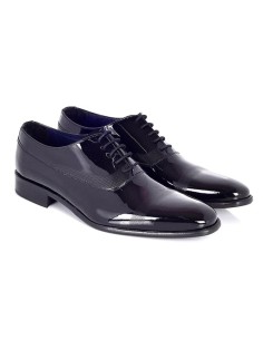 Oxford de charol con plantilla extraible color negro 2