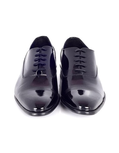 Black patent Oxford