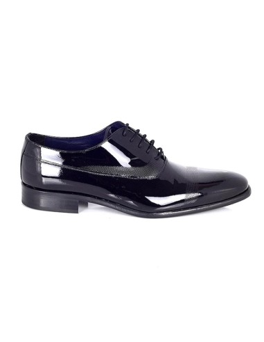 Oxford de charol con plantilla extraible color negro