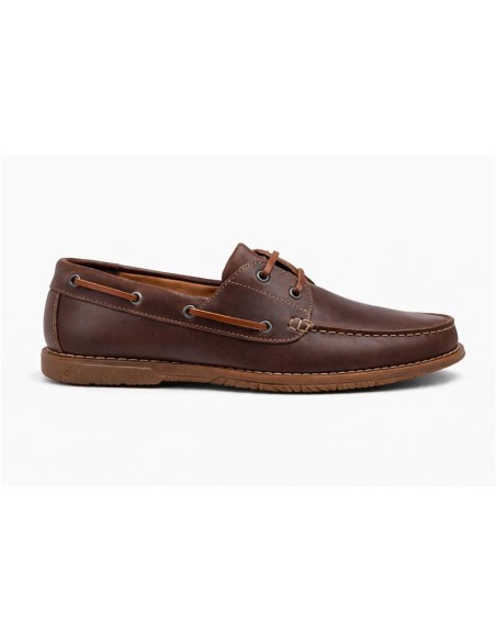 Light Brown leather boat shoe
