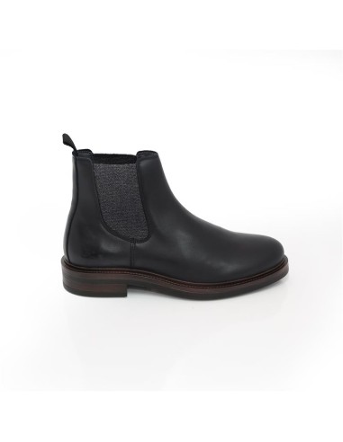 bottines chelsea de peau le noir PANUCA-BLACK