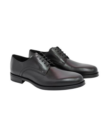 Derby de peau le noir PATERI-BLACK