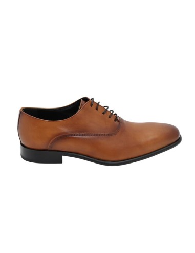 Oxford de piel con plantilla extraible color cuero