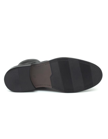Bottine de peau le noir PENSARA-BLACK