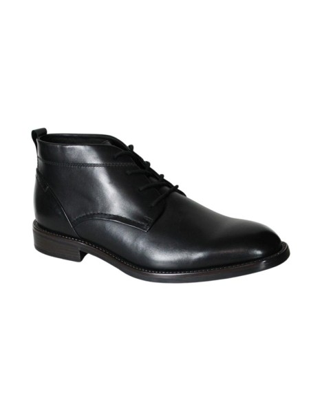 Bottine de peau le noir PIMARA-BLACK