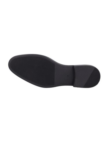 Zapato con hebilla de piel con dos  hebillas color negro