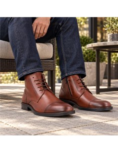 Bottine de peau cuir PRALON-CUERO