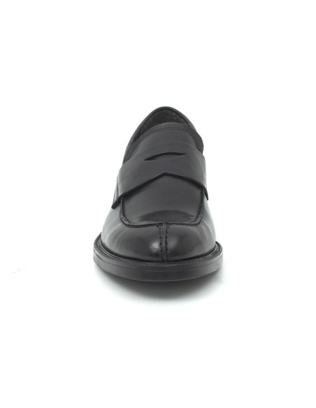 Mocassin de peau le noir PRASUR-BLACK