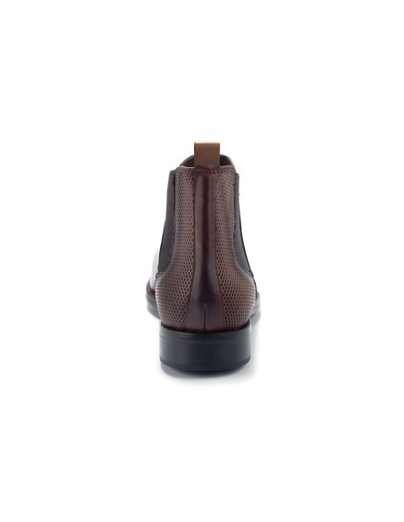 bottines chelsea de peau le noir PRUSIA-CUERO