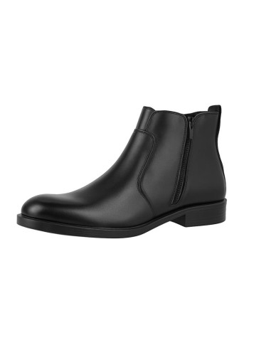 bottines chelsea de peau le noir RANIER-BLACK