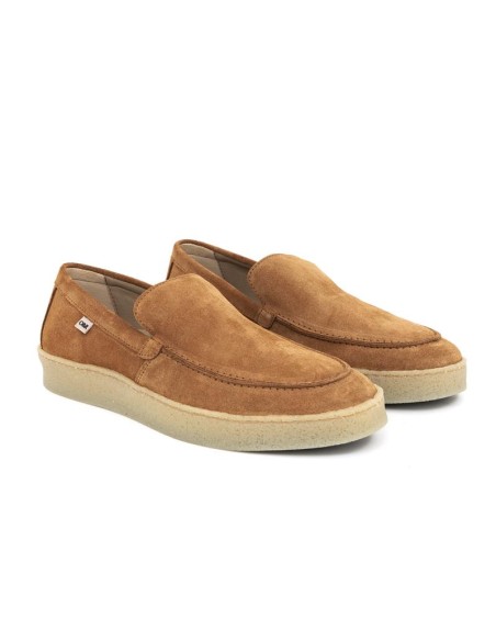 Mocassin suède chameau SARU-CAMEL