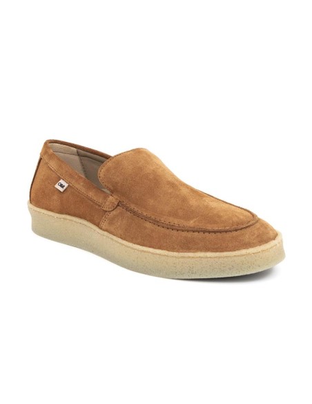 Mocassin suède chameau SARU-CAMEL