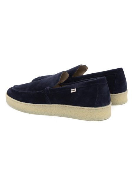 Mocassin suède bleu SARU-NAVY