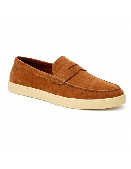 Light Brown suede moccasin