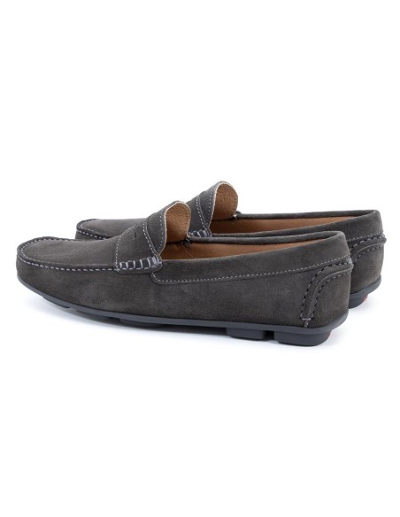 Mocassin suède gris SAYOR-GRIS