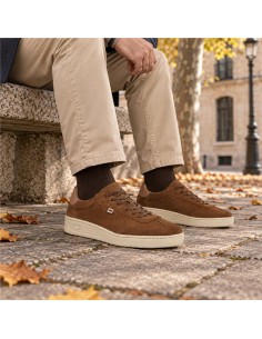 Light Brown suede sneakers